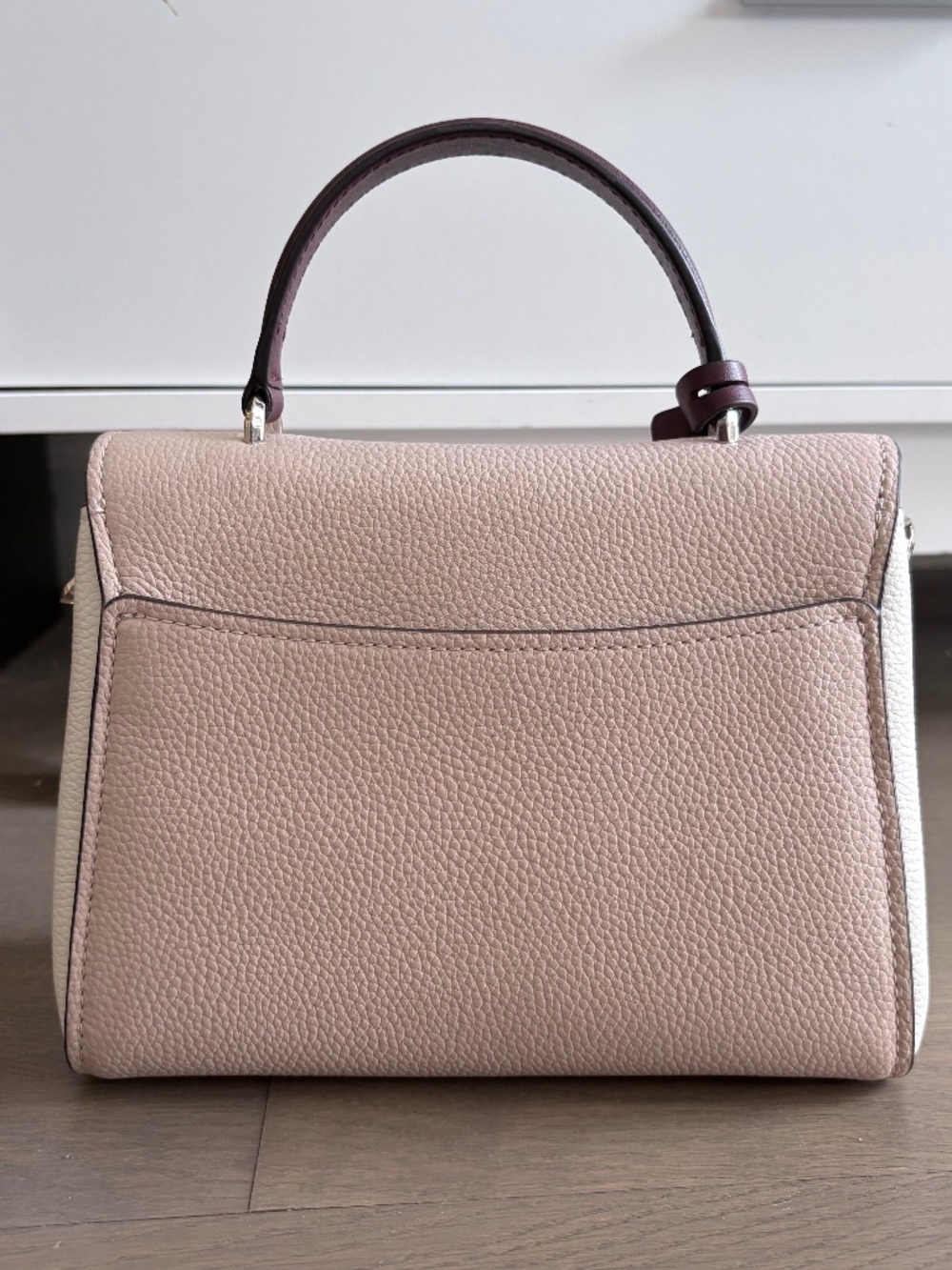 Kate Spade ♠️ Grace Small Top-Handle Satchel in Blush Multi - Picture 6 of 13
